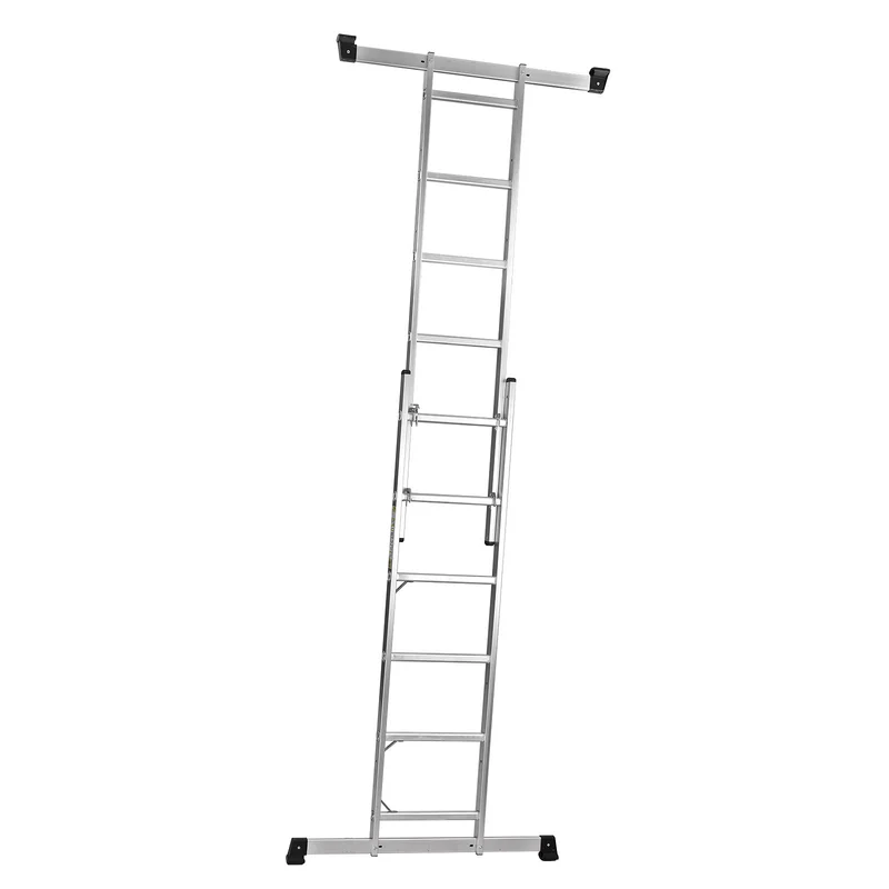 Aluminium Mehrzweckleiter Gerüst Arbeitsplattform 3in1 Bockleiter Anlegeleiter