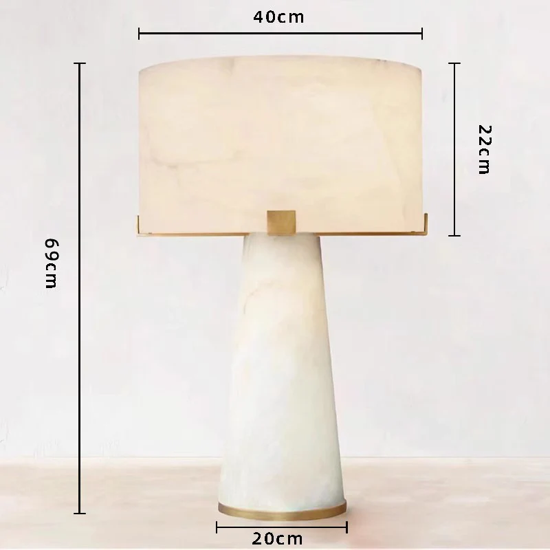 Elegante Marmor Stehlampe