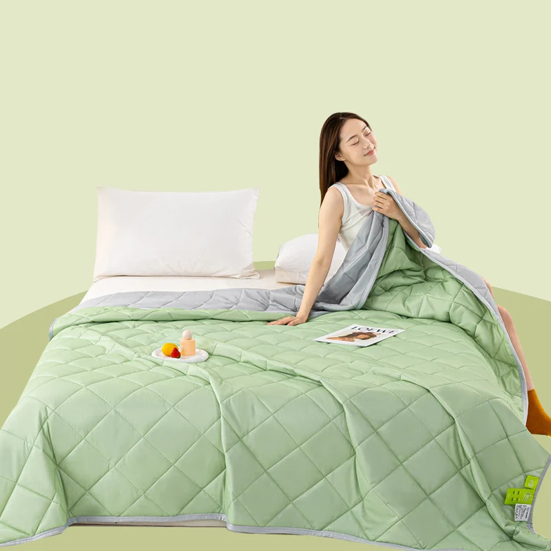 🛏️ 50% RABATT! ⏰ Leichte kühle Sommerdecke – Atmungsaktiv & feuchtigkeitsableitend | weich, leicht & maschinenwaschbar ❄️🌙