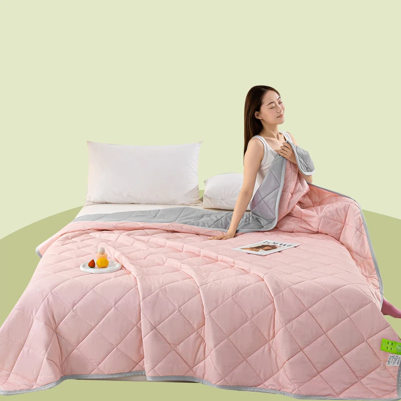 🛏️ 50% RABATT! ⏰ Leichte kühle Sommerdecke – Atmungsaktiv & feuchtigkeitsableitend | weich, leicht & maschinenwaschbar ❄️🌙