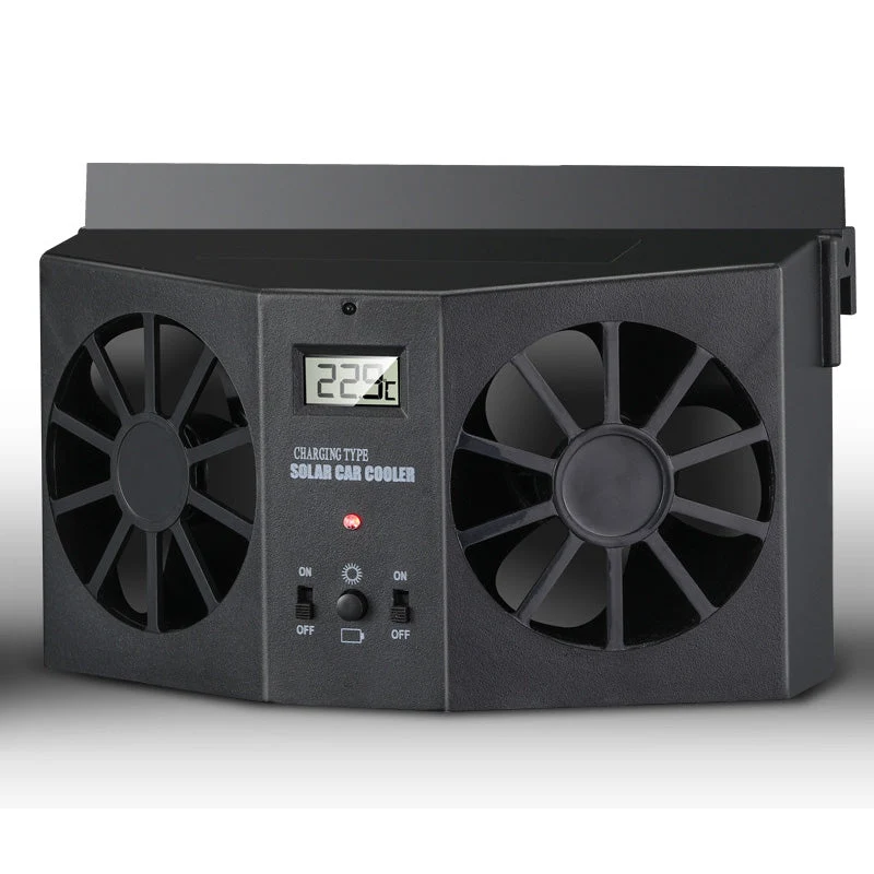 🚗🌬️Solarbetriebener Autofensterlüfter mit wiederaufladbarem Akku