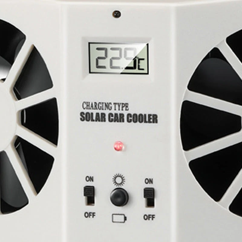 🚗🌬️Solarbetriebener Autofensterlüfter mit wiederaufladbarem Akku