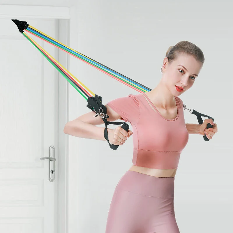 💪 Fitness-Widerstandsbänder Set 🏋️ Für Krafttraining, Dehnung & Ganzkörpertraining