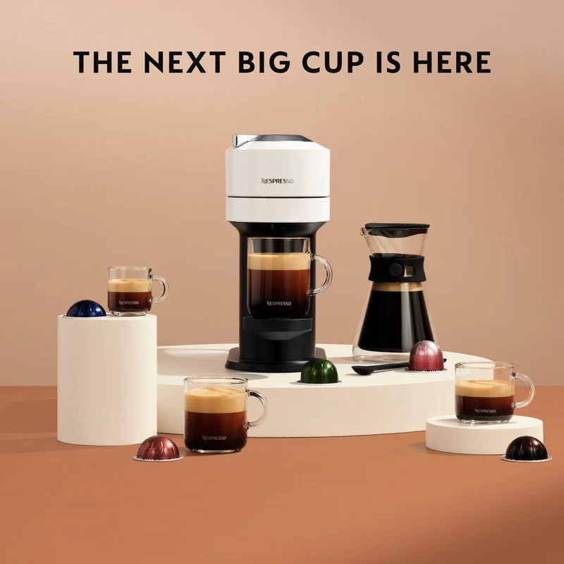 DeLonghi VertuoNext Nespresso Kaffeemaschine - Grau | ENV120.GY