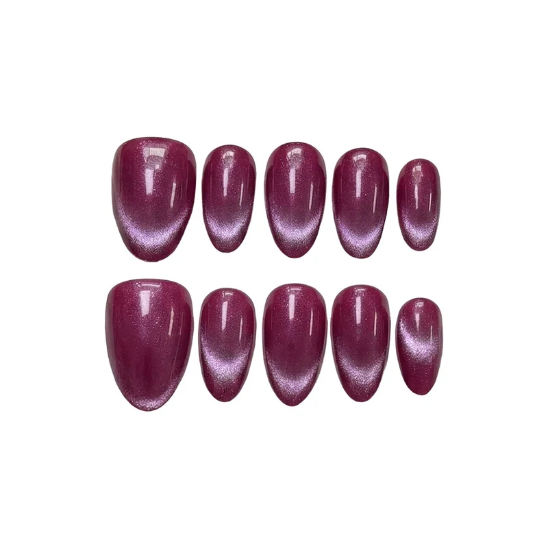 Premium Glänzendes Press-On Nagel Set
