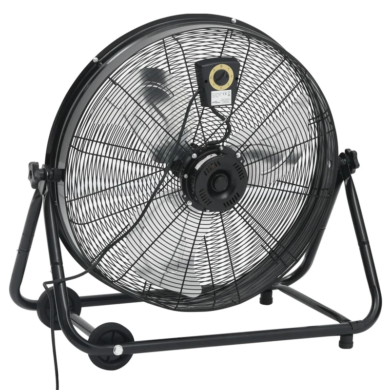 Trommelventilator 60 cm 172 W Industriell Standventilator Hallenventilator