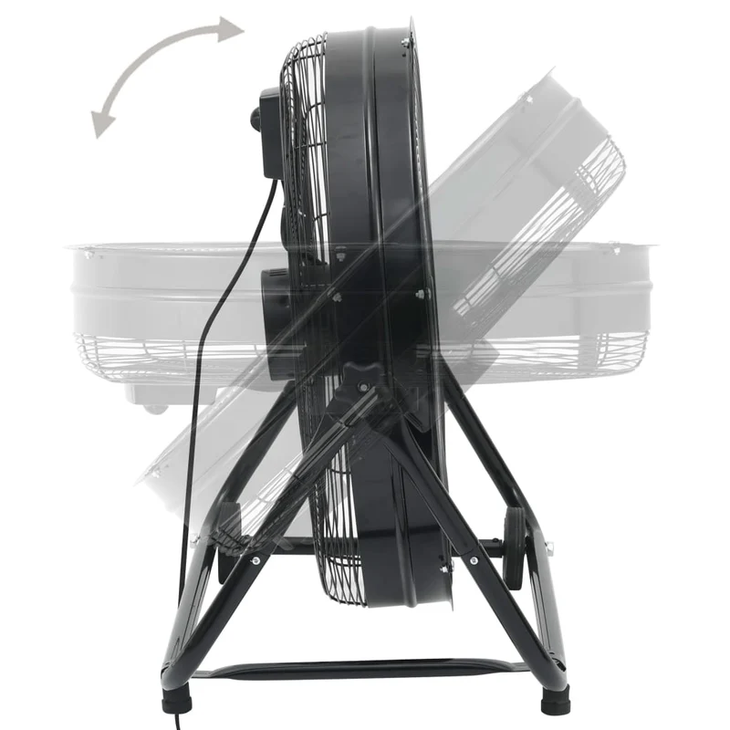 Trommelventilator 60 cm 172 W Industriell Standventilator Hallenventilator