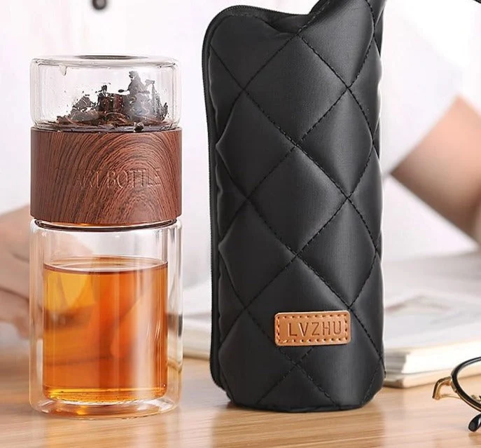 Skanto | Leicht zu tragender Glas-Tee-Infuser