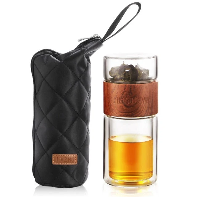 Skanto | Leicht zu tragender Glas-Tee-Infuser