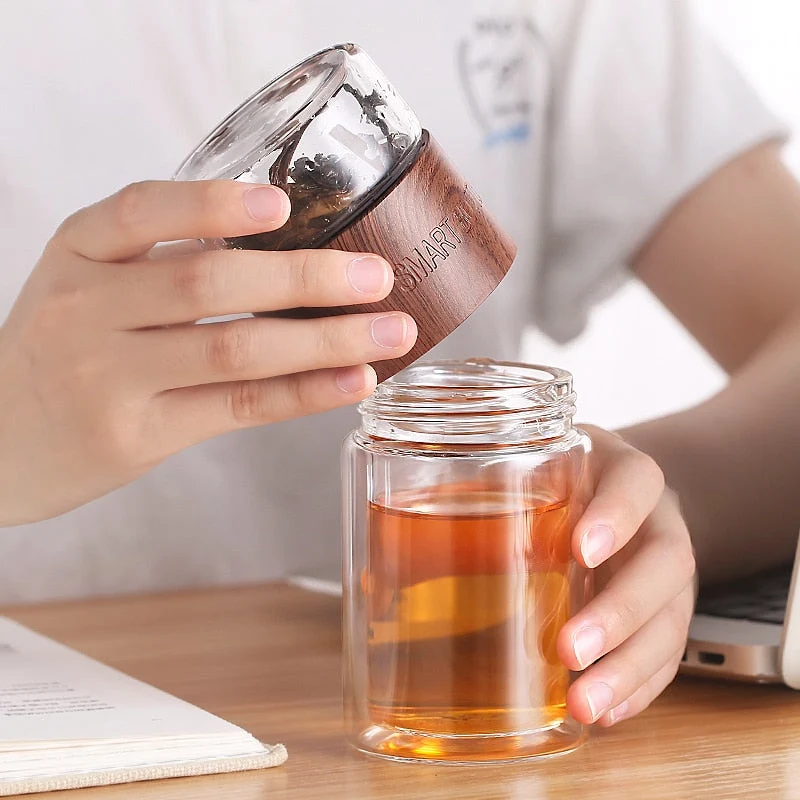 Skanto | Leicht zu tragender Glas-Tee-Infuser