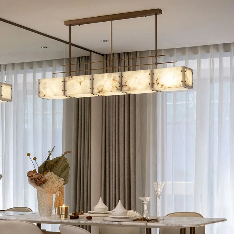 Elegante dekorative Marmor Tischlampe