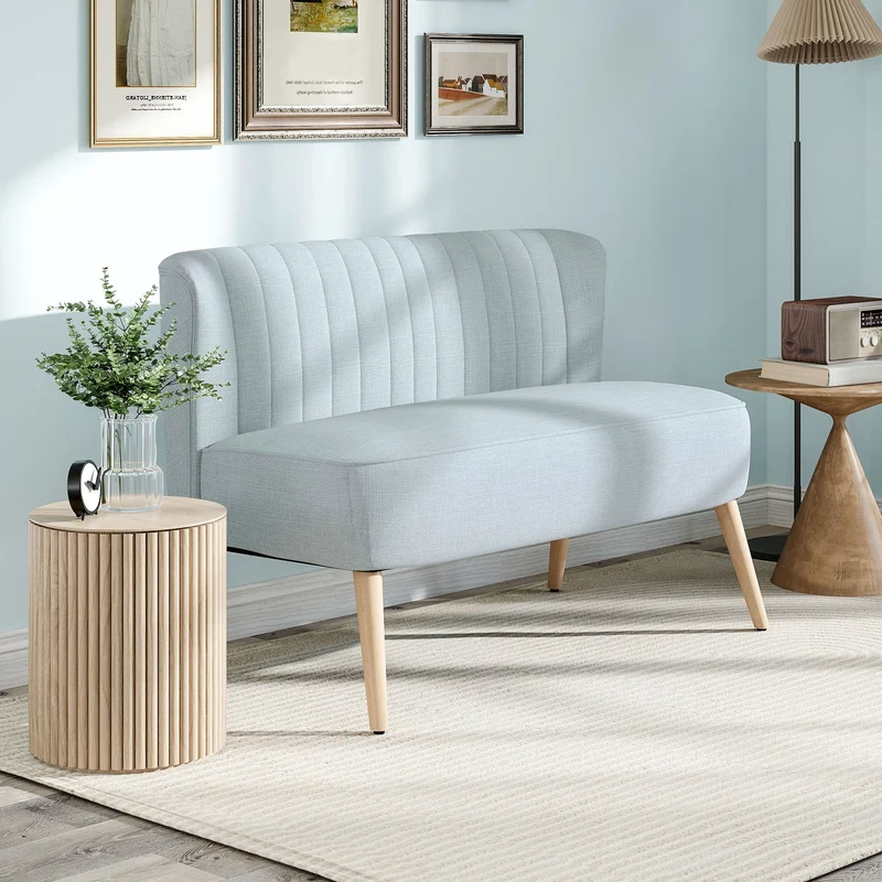 Sofa 2-Sitzer Couch Stoffsofa Polstersofa Loungesofa 117cm
