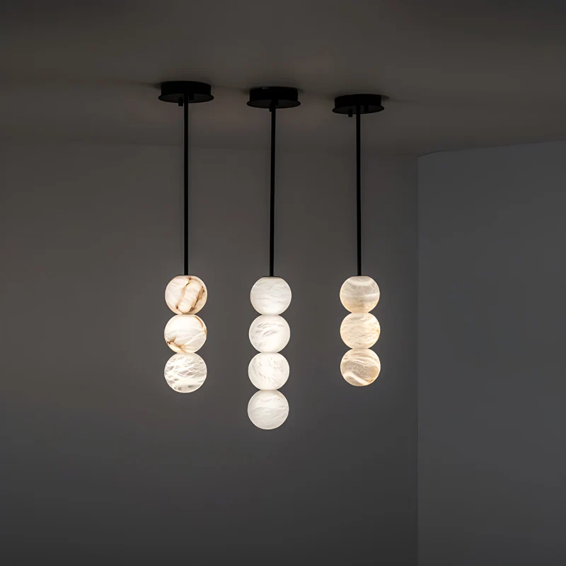 Zeitgenössische Multi-Ball Pendelleuchte