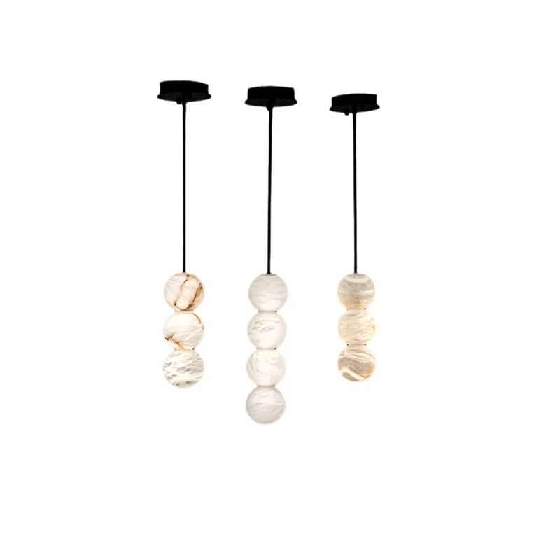 Zeitgenössische Multi-Ball Pendelleuchte