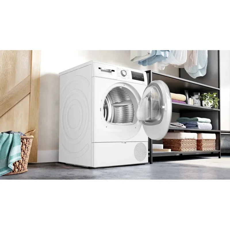 Bosch Series 4 8KG freistehend Heat Pump Wäschetrockner - Weiß | WTH85224GB