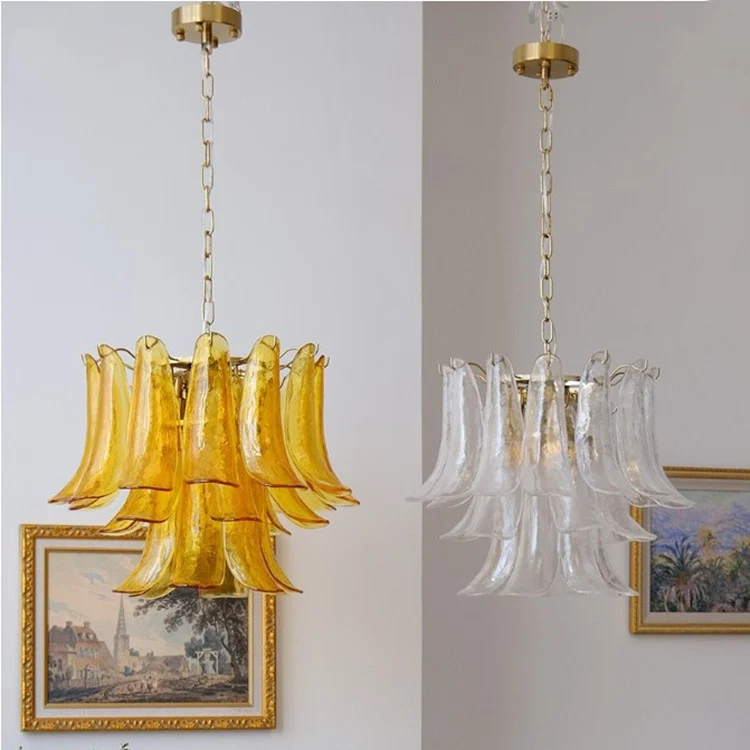 Künstlerische Glas Pendelleuchte