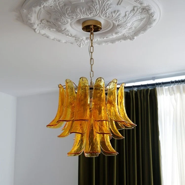 Künstlerische Glas Pendelleuchte