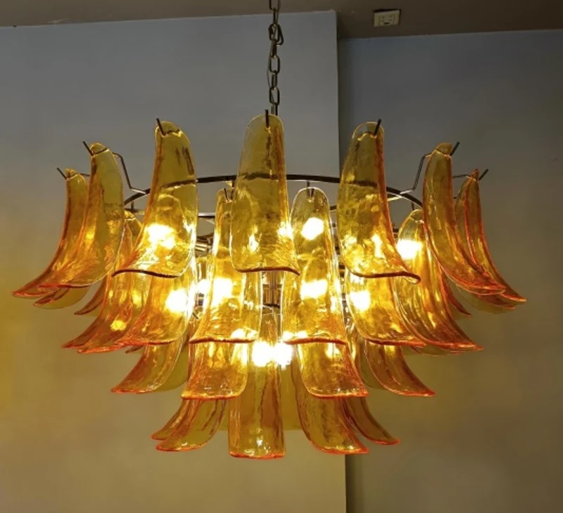 Künstlerische Glas Pendelleuchte