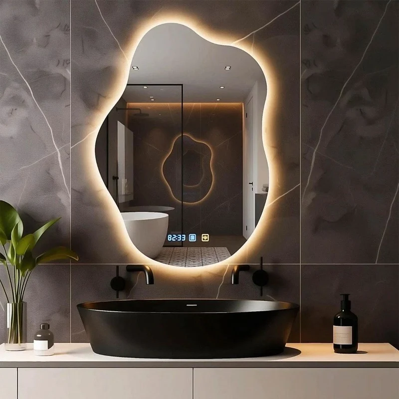 Badspiegel LED Beleuchtung Wandspiegel Touch Beschlagfrei Heizung