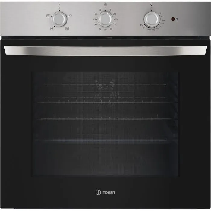 Indesit 66L Einbau Multifunction Electric Einbaubackofen - Inox | IO233XUK