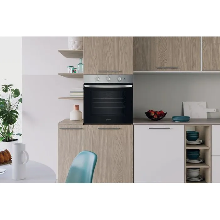 Indesit 66L Einbau Multifunction Electric Einbaubackofen - Inox | IO233XUK