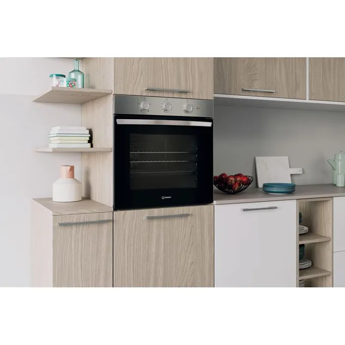 Indesit 66L Einbau Multifunction Electric Einbaubackofen - Inox | IO233XUK