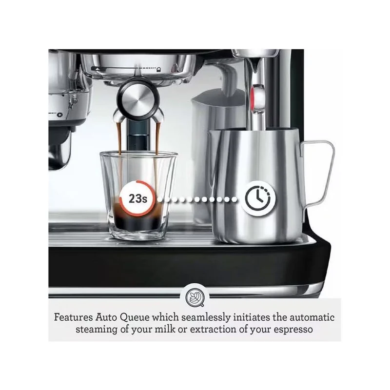 Sage Oracle Jet Automatic Bean to Cup Kaffeemaschine - Schwarz Truffle | SES985BTR4GUK1