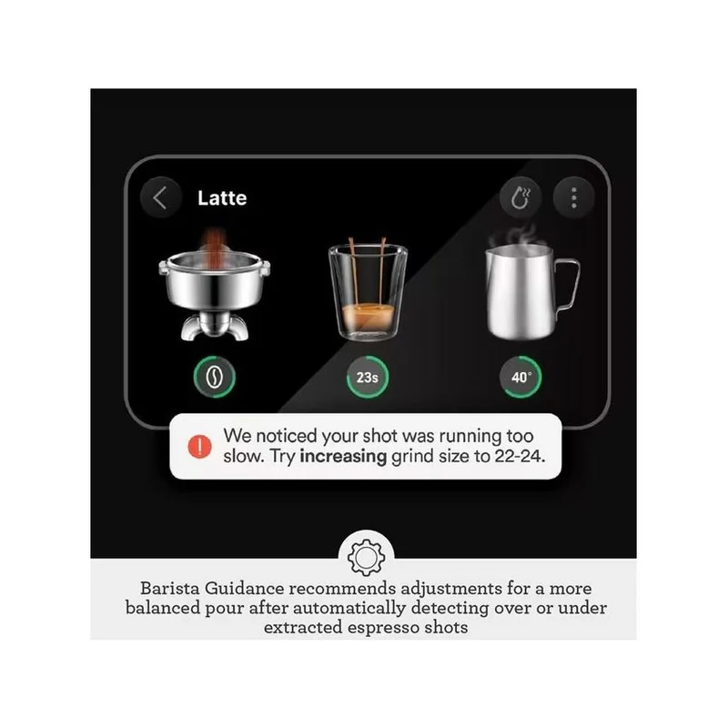 Sage Oracle Jet Automatic Bean to Cup Kaffeemaschine - Schwarz Truffle | SES985BTR4GUK1