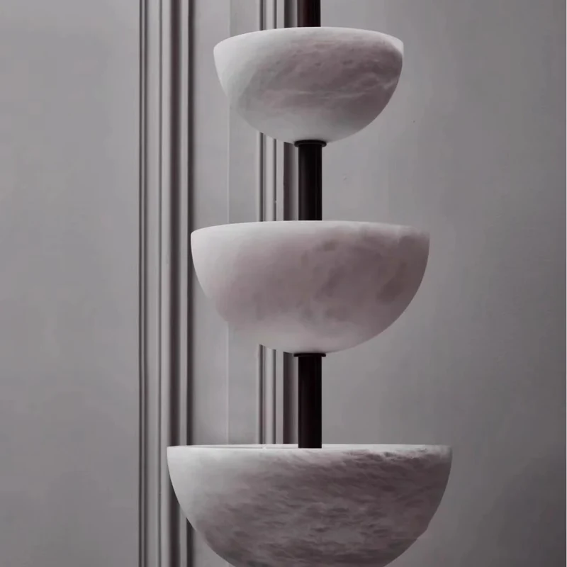 Künstlerische Alabaster Stehlampe