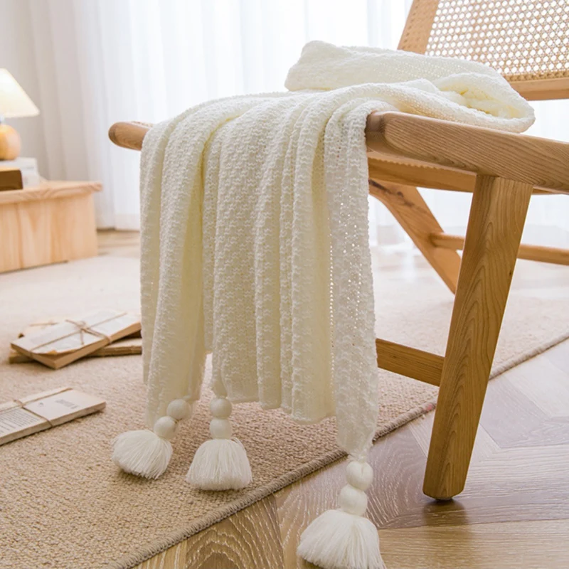 Gemütliche Strickdecke