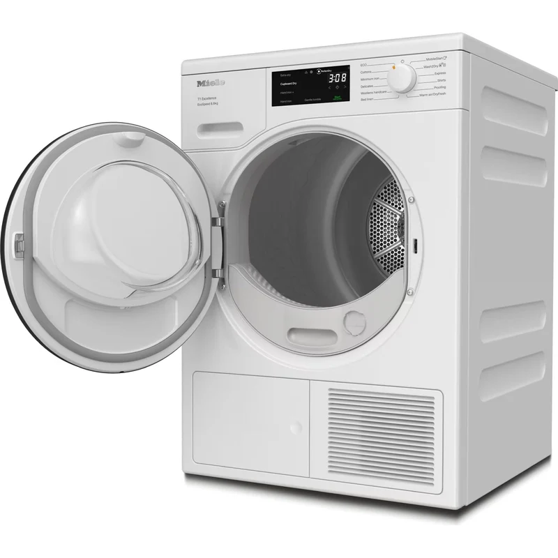 Miele T1 EcoSpeed 8KG freistehend Heat Pump Wäschetrockner - Lotus Weiß | TEC645