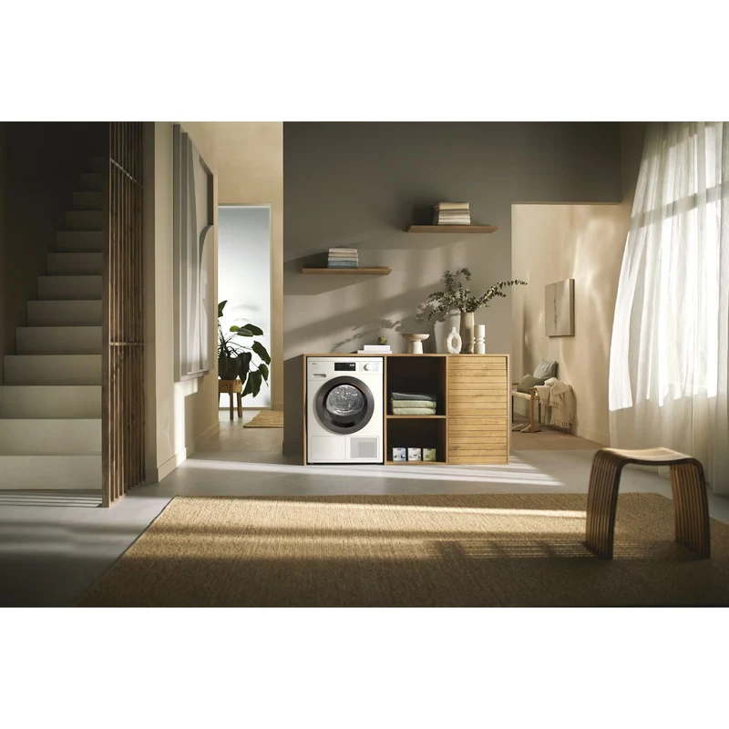 Miele T1 EcoSpeed 8KG freistehend Heat Pump Wäschetrockner - Lotus Weiß | TEC645