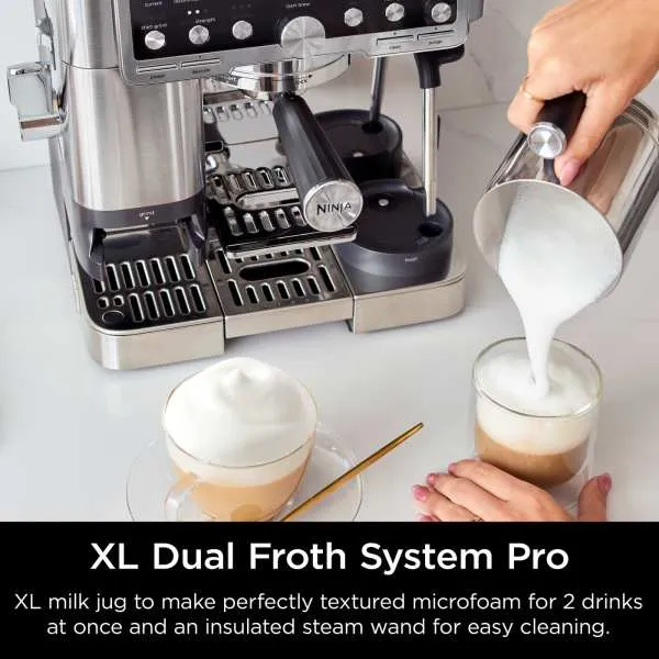 Ninja Luxe Café Pro Kaffeemaschine - Schwarz & Edelstahl | ES701UK