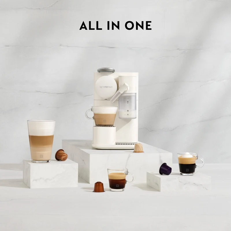 DeLonghi Lattissima One Nespresso Kaffeemaschine - Weiß | EN510.W