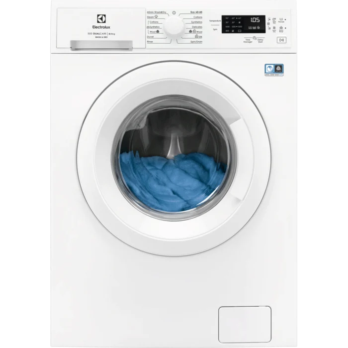 Electrolux 8KG/4KG 1600RPM freistehend Waschtrockner - Weiß | EWDK5846B