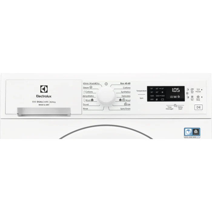 Electrolux 8KG/4KG 1600RPM freistehend Waschtrockner - Weiß | EWDK5846B