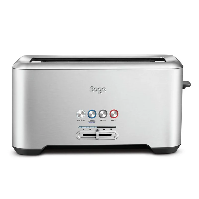 Sage The A Bit More 1800W 4 Slice Toaster - Brushed Edelstahl | BTA730UK