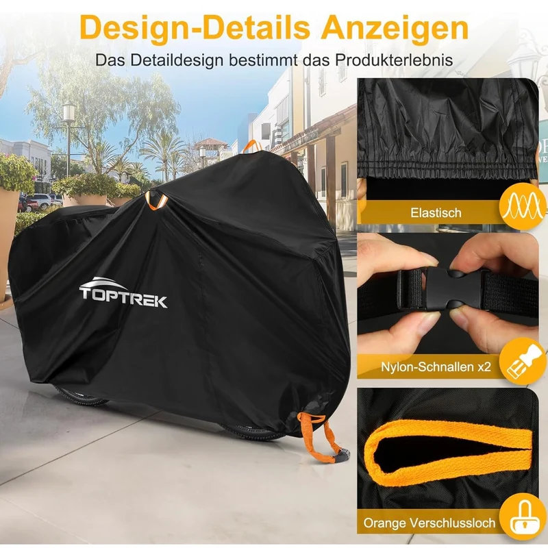 Fahrradabdeckung Wasserdicht Fahrradgarage Abdeckung Garage Fahrrad