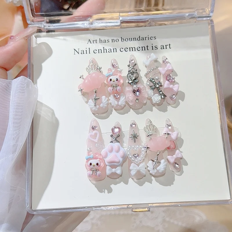 Verspieltes Charakter-Themen 3D Nagelkunst Set