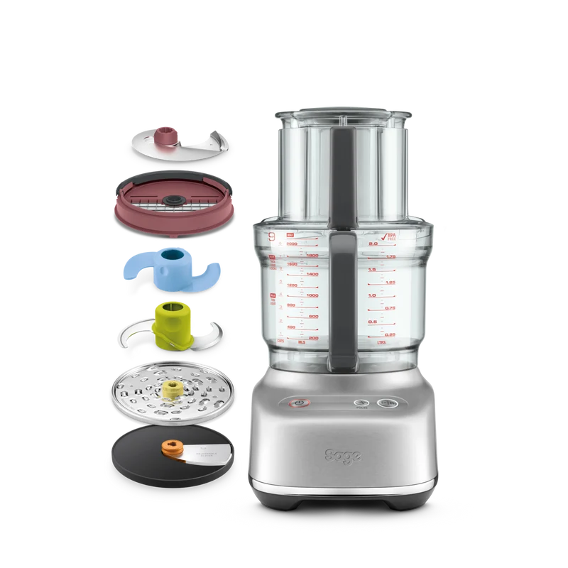Sage Paradice 9 Food Processors - Brushed Edelstahl | SFP638BSS2GUK1