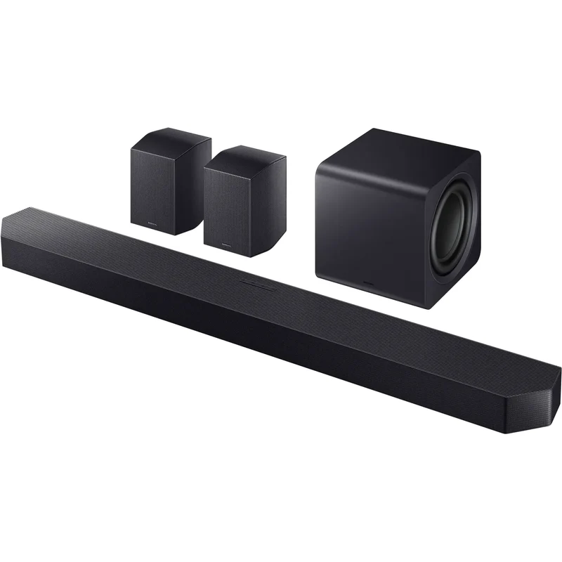 Samsung Q-Series 11.1.4CH Soundbar mit Subwoofer & Rear Speakers - Titan Schwarz | HW-Q990F/XU