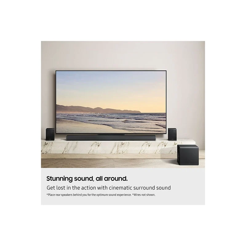 Samsung Q-Series 5.1CH Soundbar mit Subwoofer - Titan Schwarz | HW-QS750F/XU