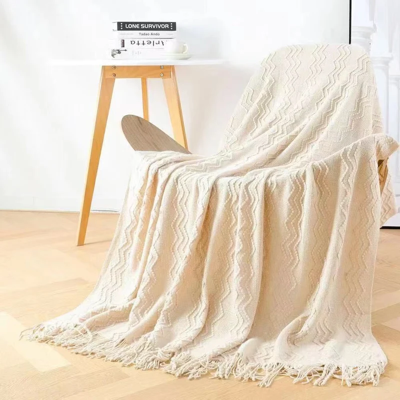 Heimdekoration Strickwurfdecke