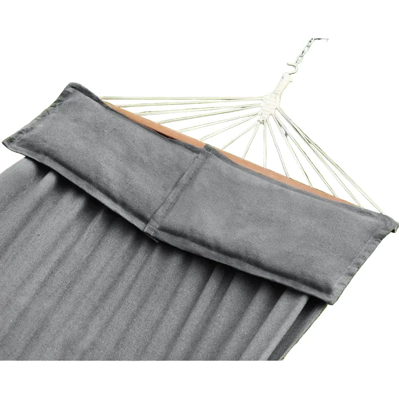 XXL Hängematte Liege Möbel 2 Kissen 300kg 210x150cm