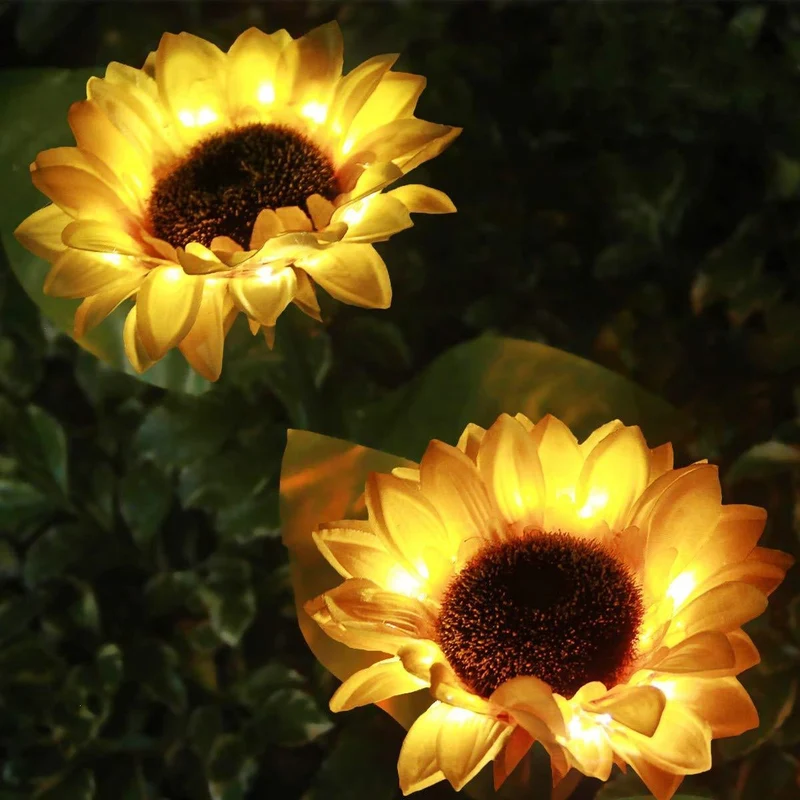 🌞🌻Wasserdichte Solar-Sonnenblumenleuchten für den Garten - Jetzt im Angebot