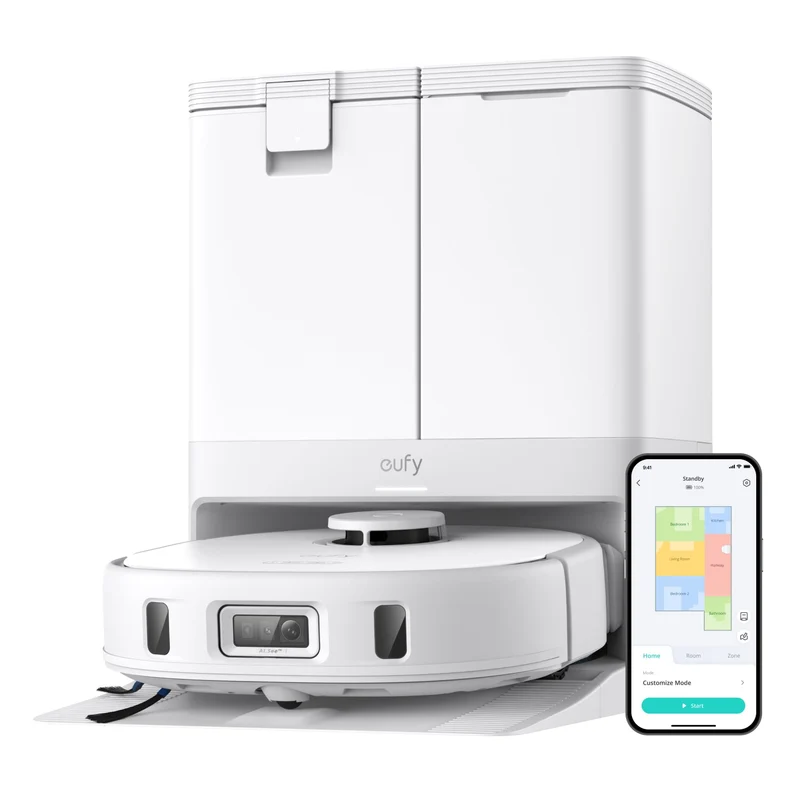Eufy X10 Pro Omni Robot Vacuum und Mop mit All-in-One Station- Weiß | T2351221
