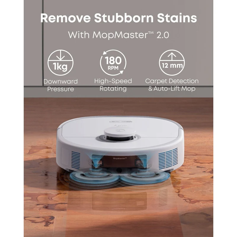 Eufy X10 Pro Omni Robot Vacuum und Mop mit All-in-One Station- Weiß | T2351221