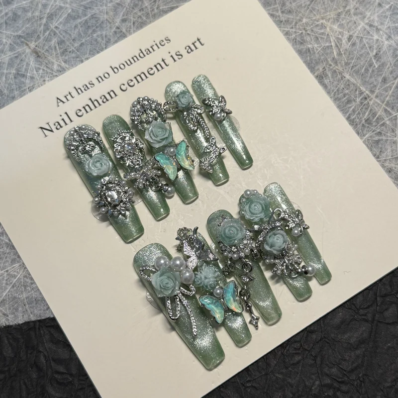 Premium 3D Dekorative Nagelkunst Tipps