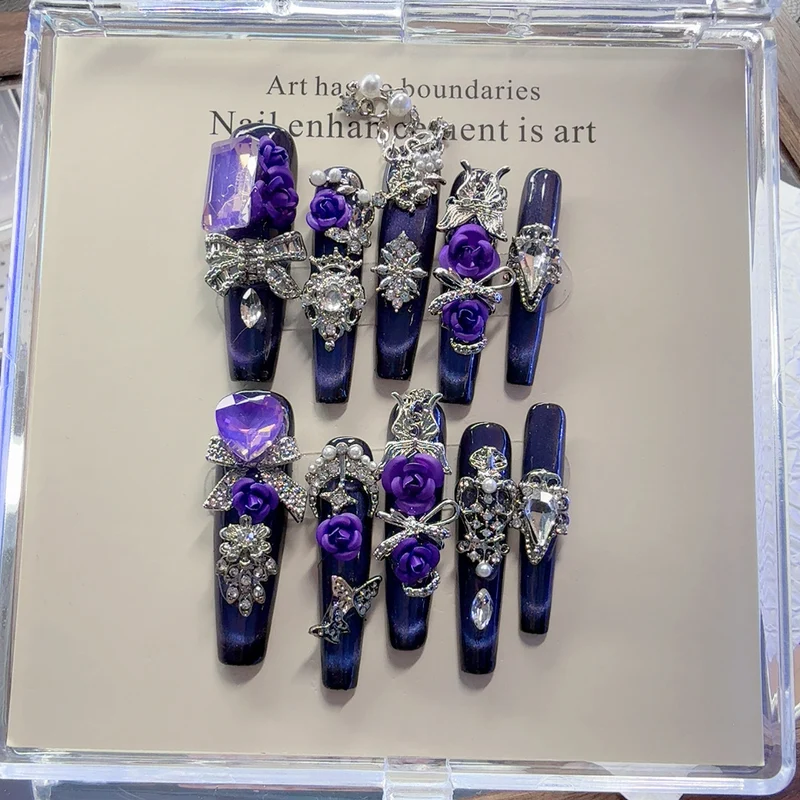 Premium 3D Dekorativen Nagel Kunst Verlängerungen