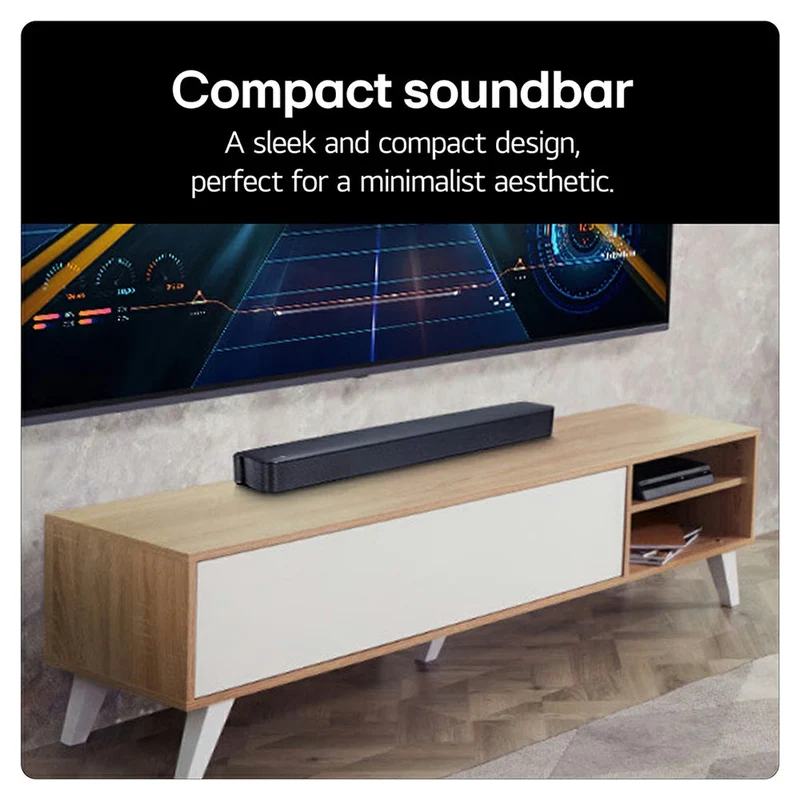 LG 2.0CH Soundbar - Schwarz | SQM1.AGBRLLK